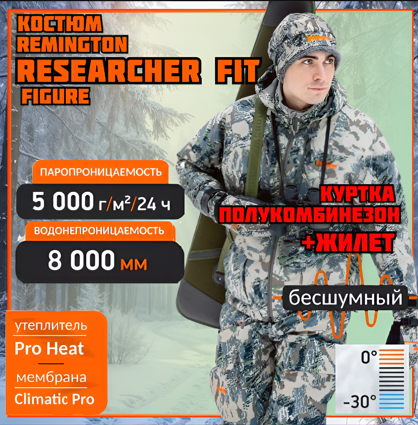 Костюм Remington 3 в 1 Researcher Fit Figure